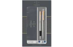 ΣΕΤ PARKER JOTTER STAINLESS STEEL ΧΡΥΣΟ ΜΕ ΠΕΝΑ ΚΑΙ ΣΤΥΛΟ ΔΙΑΡΚΕΙΑΣ